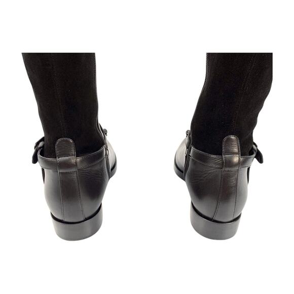 Versace Black Over the Knee Riding Boots NIB - Picture 7 of 15
